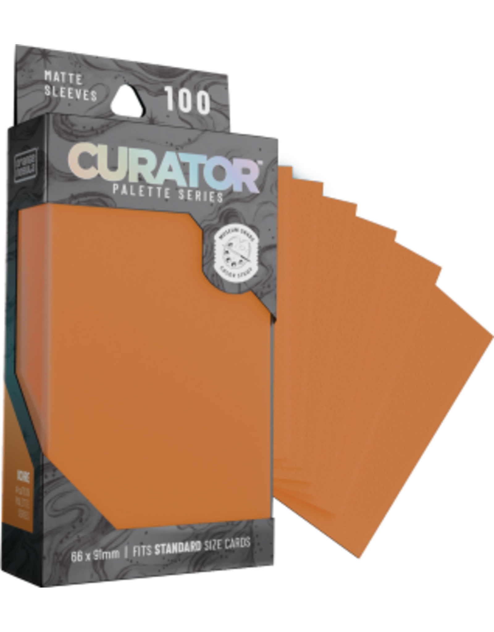 Orange Nebula Curator Sleeves Palette Series100ct: