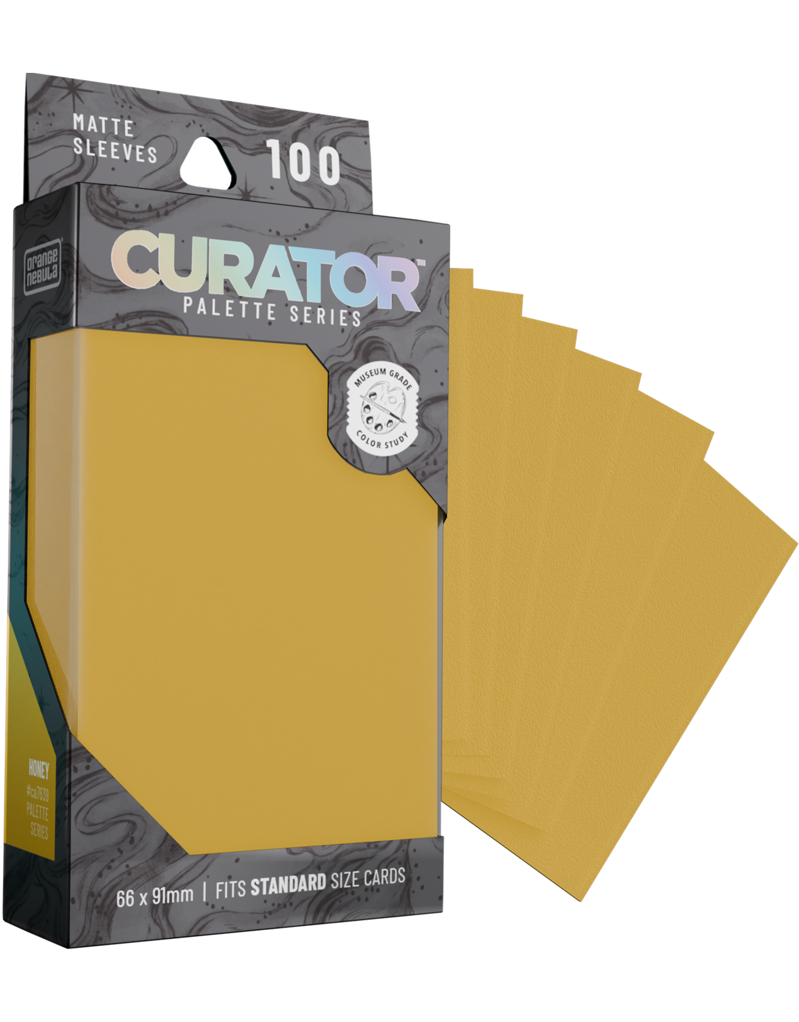 Orange Nebula Curator Sleeves Palette Series100ct: