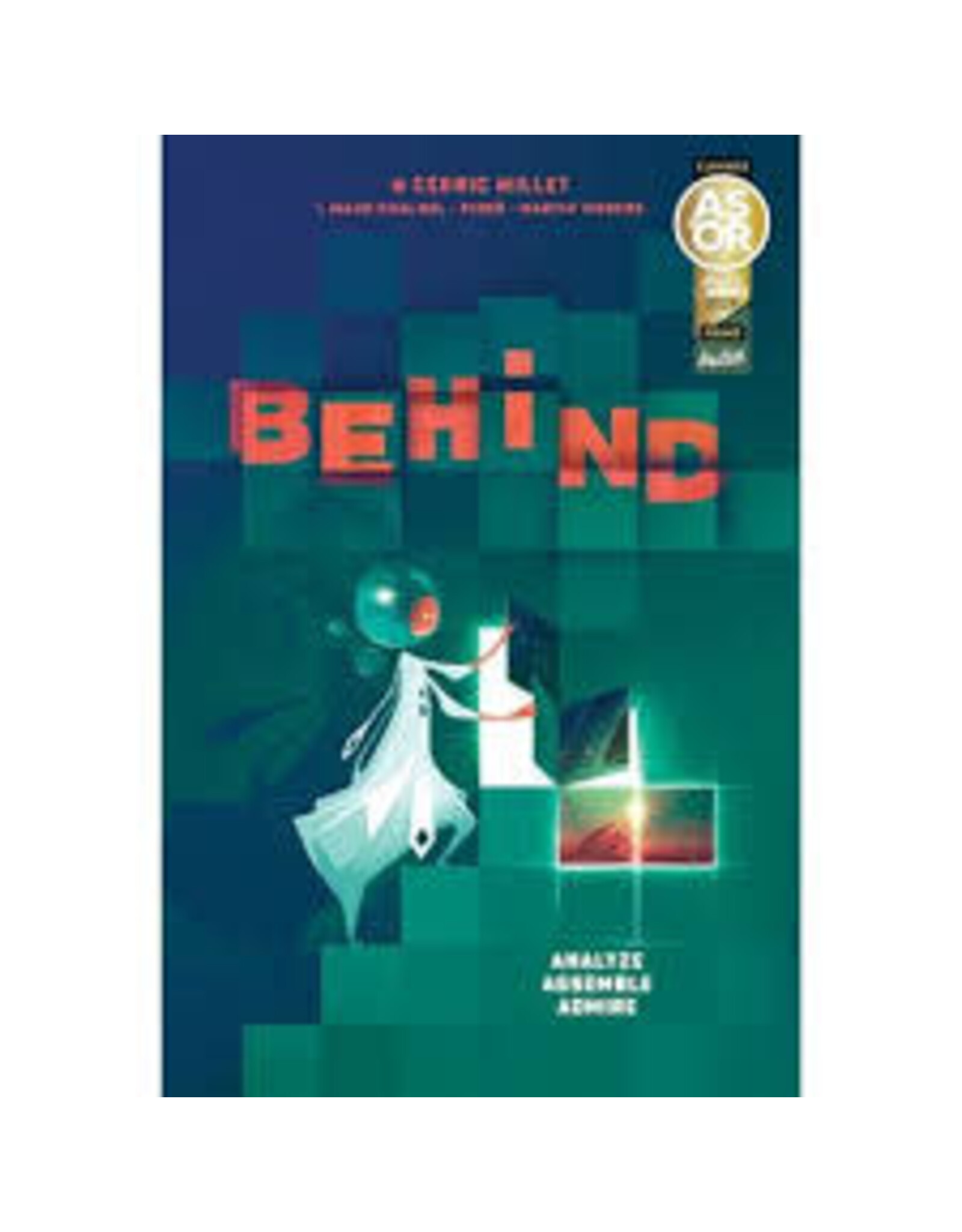 Behind