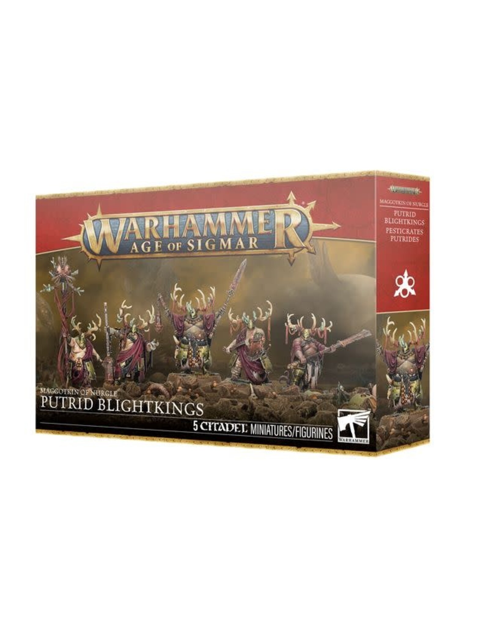 Games Workshop Warhammer Age of Sigmar - Maggotkin of Nurgle - Putrid Blightkings