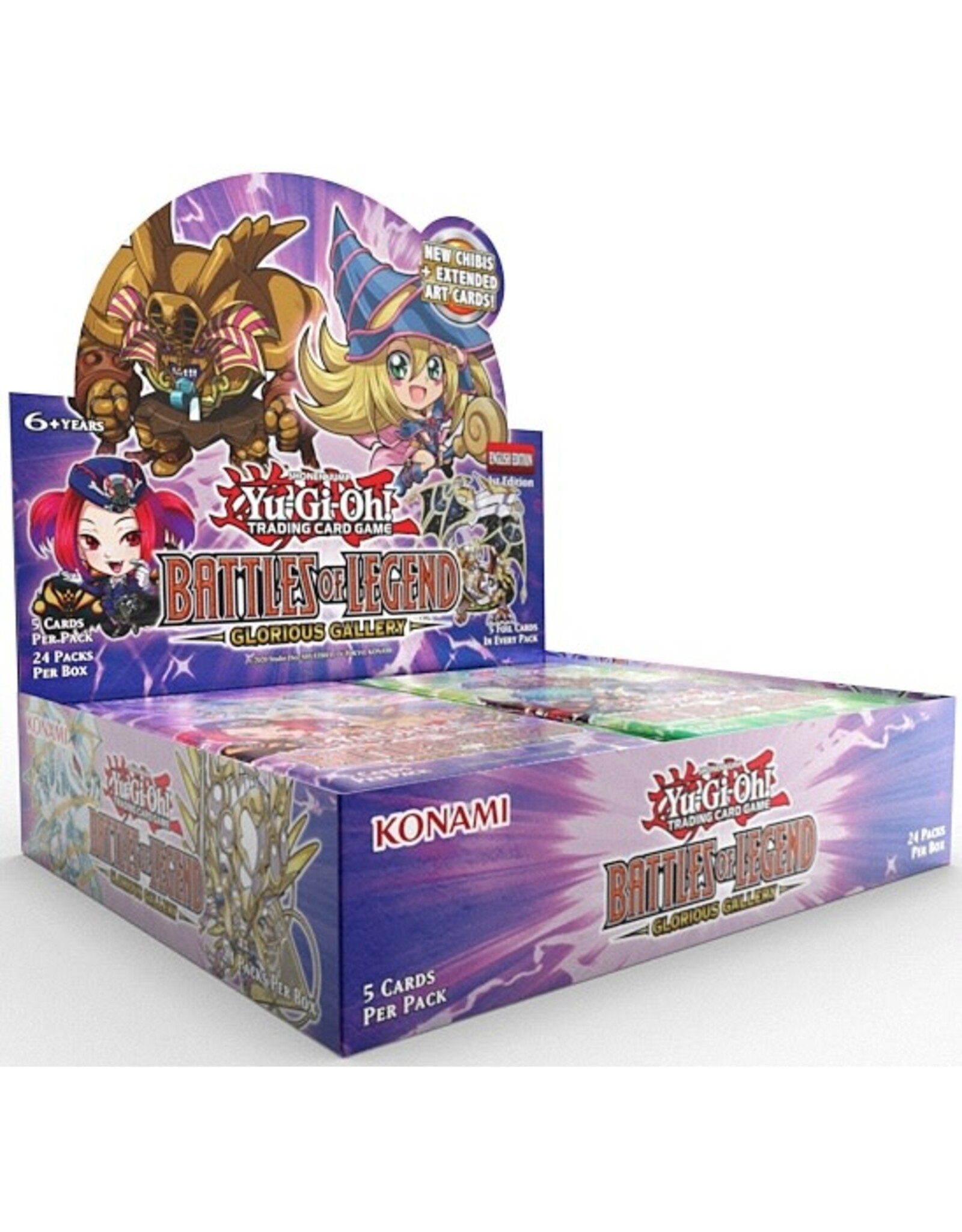 Konami Yu-Gi-Oh! Battles of Legends Glorious Gallery Booster Box