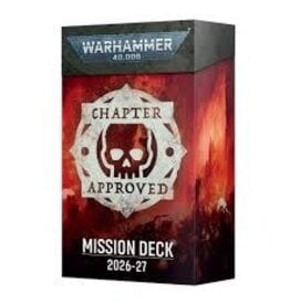 Games Workshop Warhammer 40k: Chapter Approved Mission Deck 2026/2027 (Releases June 27th)
