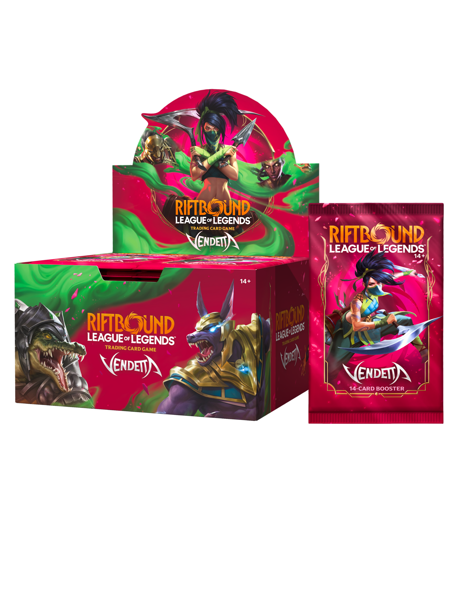 Riot Games Riftbound League of Legends TCG: Vendetta Booster Pack
