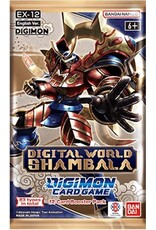 Bandai Digimon Card Game Ex12 Digital World Shambala Extra Booster Pack