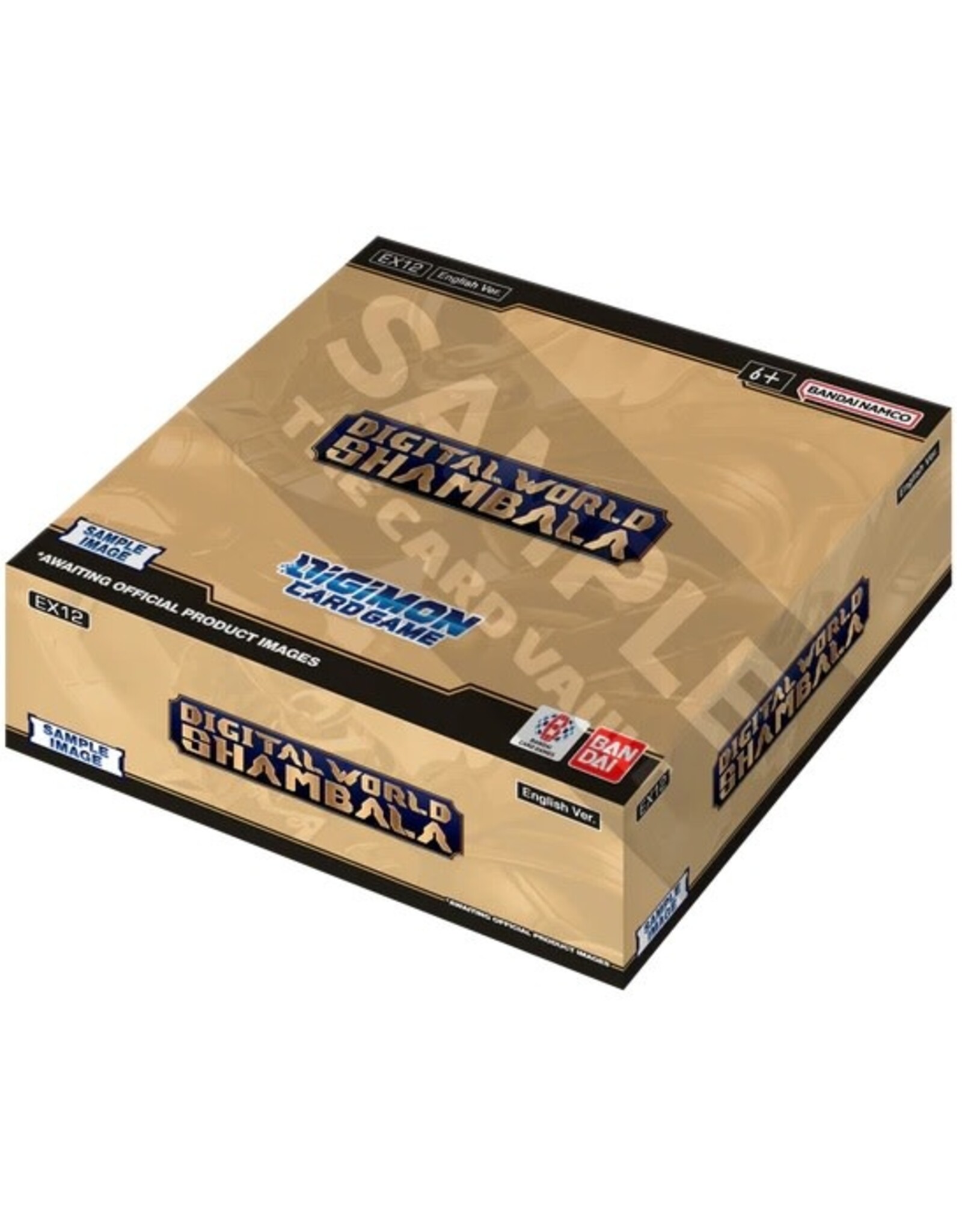 Bandai Digimon Cg Ex12 Digital World Shambala Extra Booster Box