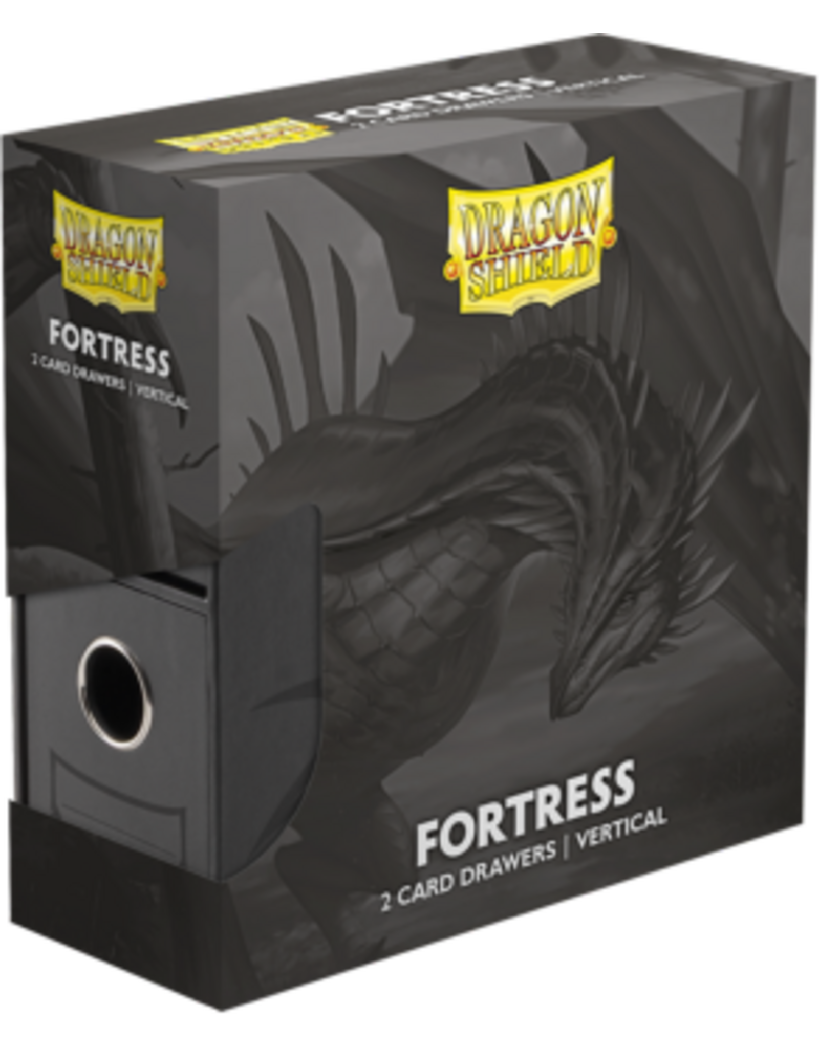 Arcane Tinmen Dragon Shield Fortress Card Drawers Vertical 2 Row