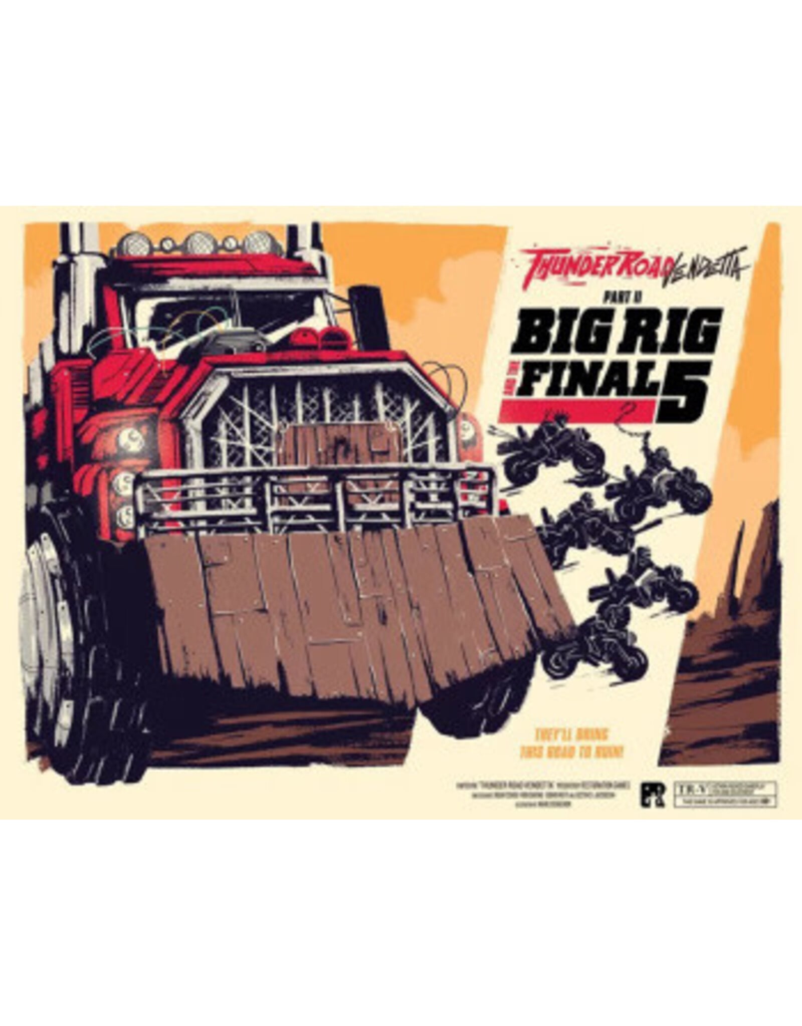 Restoration Games Thunder Road Vendetta Big Rig and the Fatal Five
