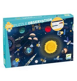 Djeco Puzzle - Observation The Space 200 Pieces