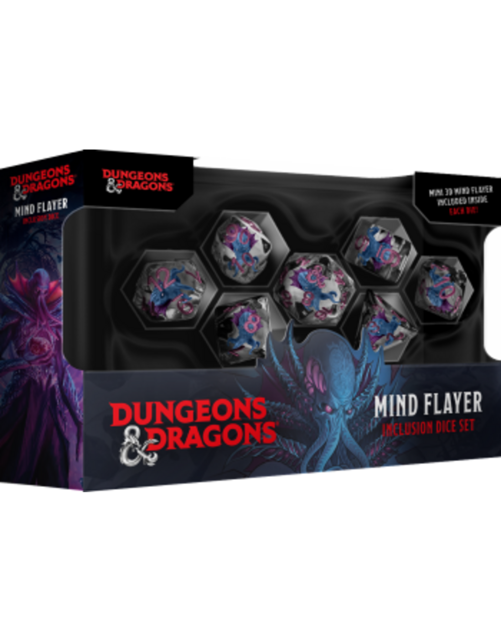 Fanroll Dungeons and Dragons Mind Flayer Resin Dice Set