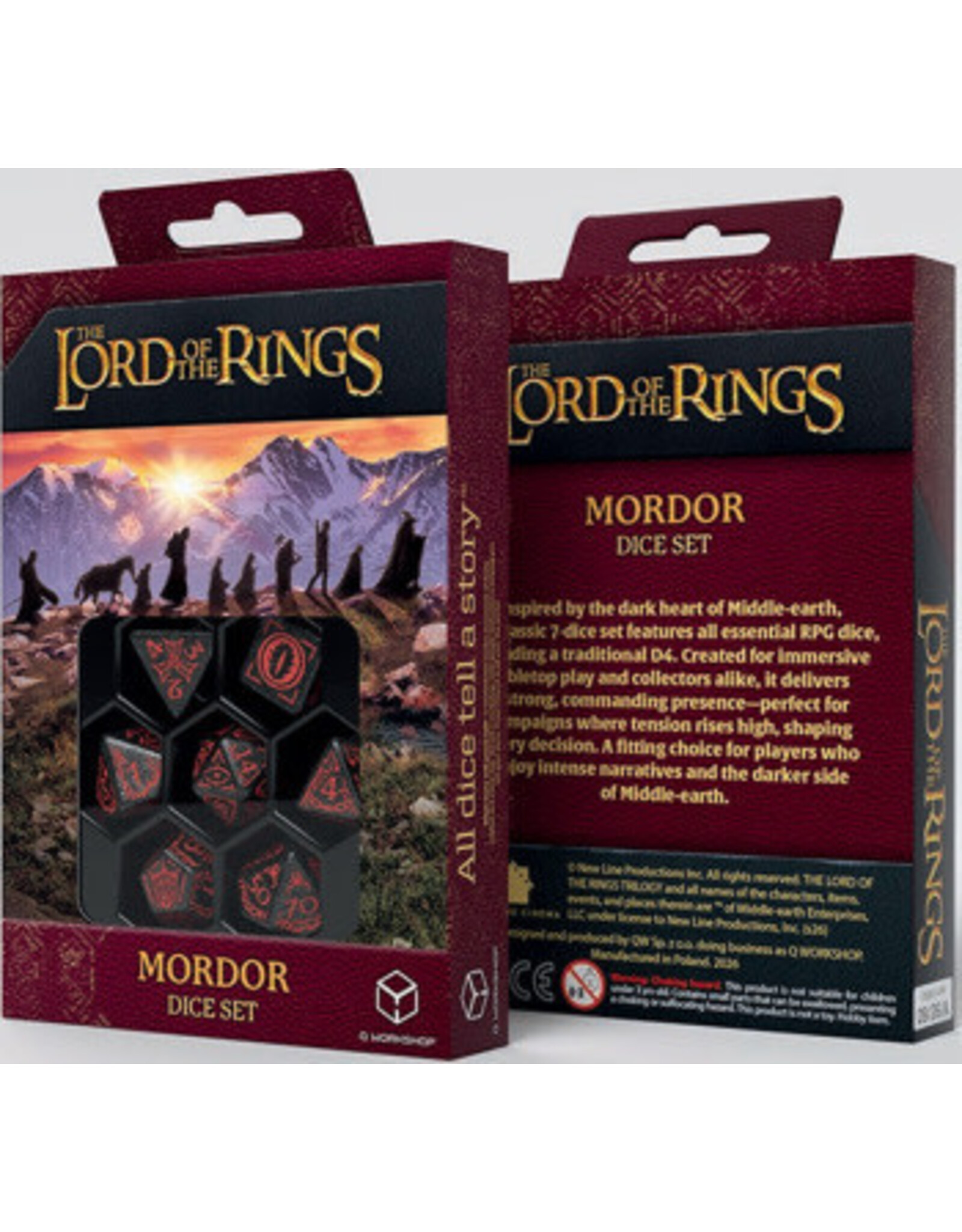 Q Workshop Lord of the Rings Gondor Dice Set