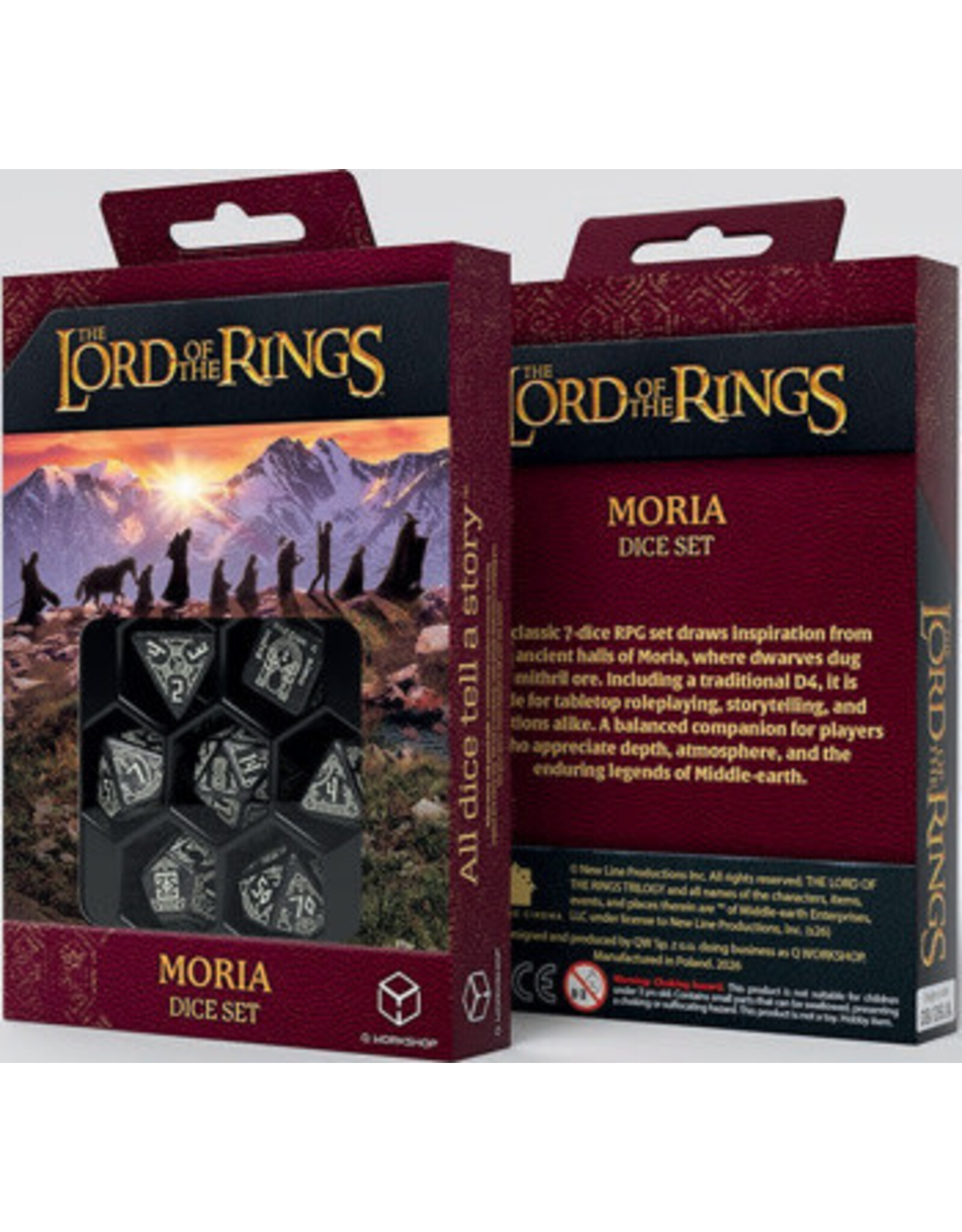 Q Workshop Lord of the Rings Gondor Dice Set