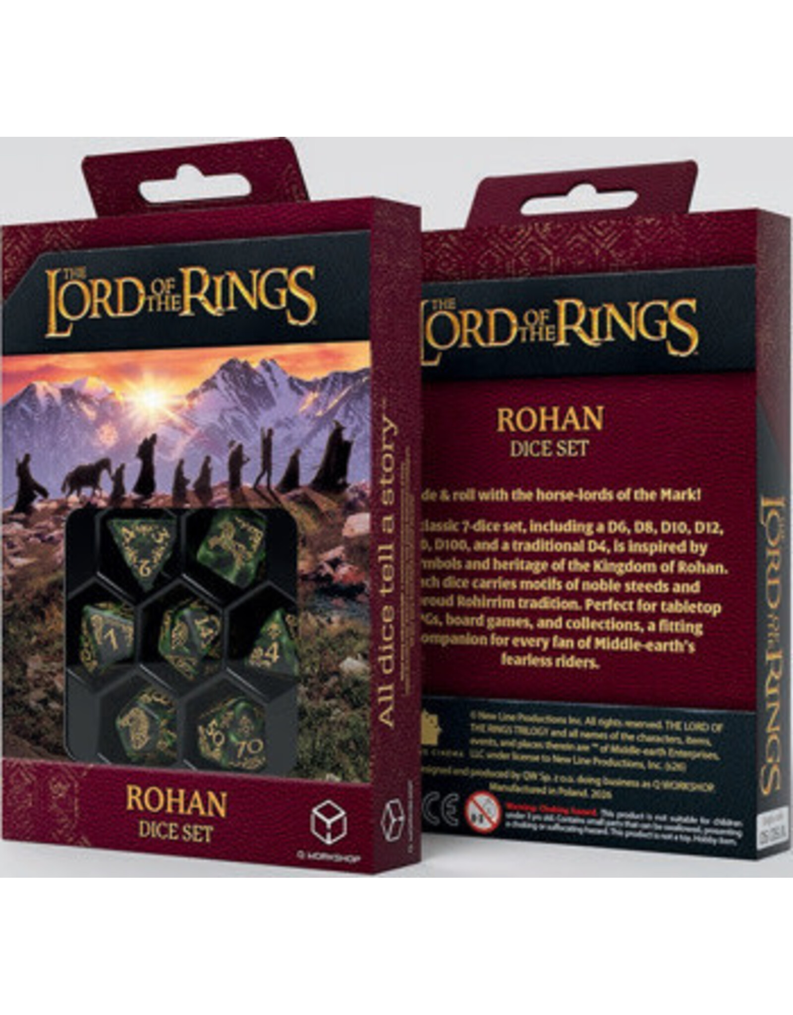 Q Workshop Lord of the Rings Gondor Dice Set