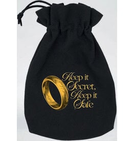 Q Workshop Lord of the Rings One Ring Keep It Secret Dice Pouch
