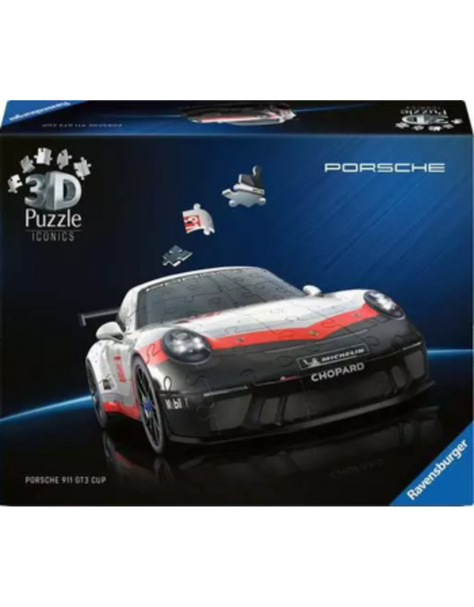 Ravensburger Iconics 3d Porsche 911 Gt3 Cup 108 Piece Puzzle (2/12)