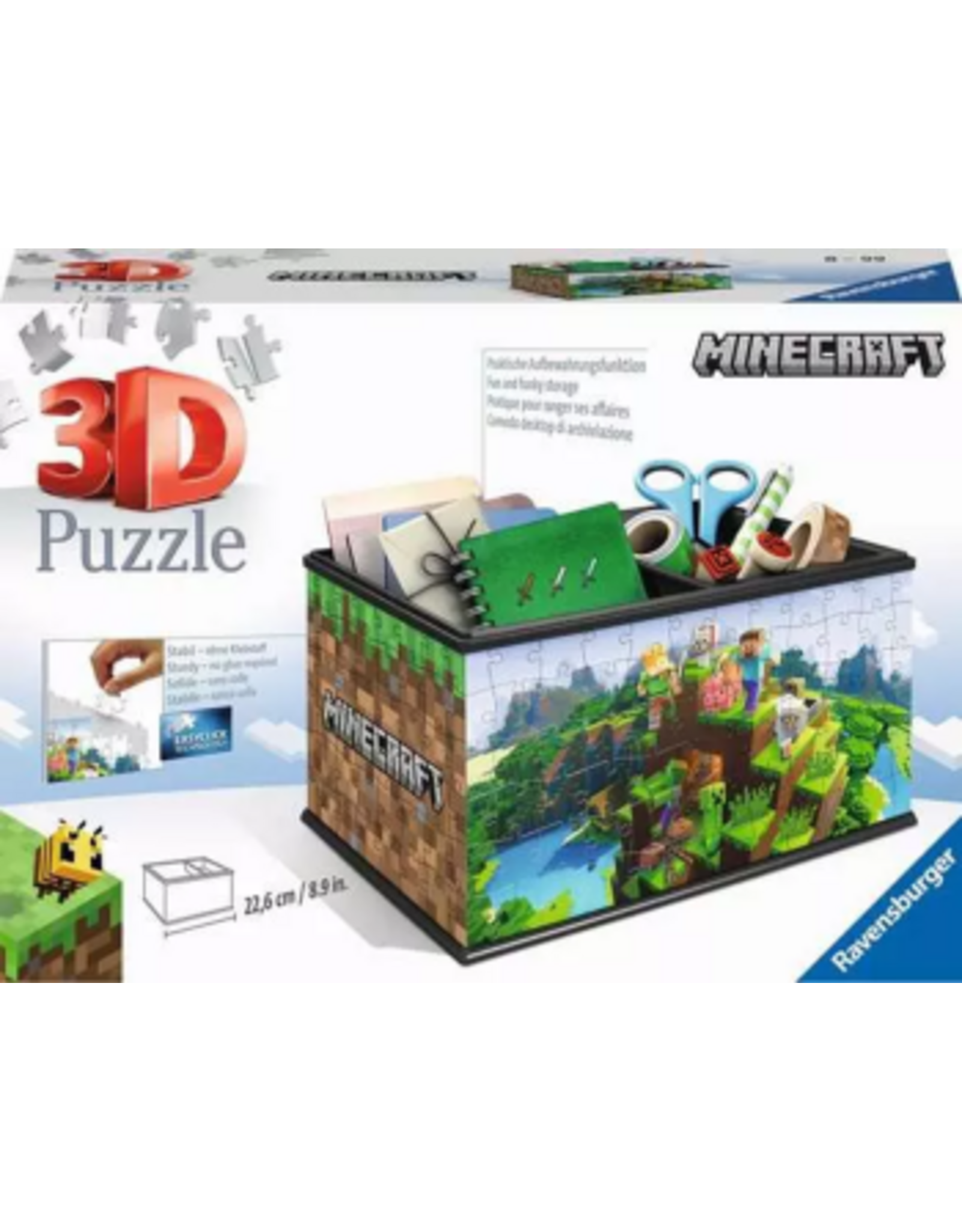 Ravensburger Minecraft Storage Box 216 Piece 3d Puzzle