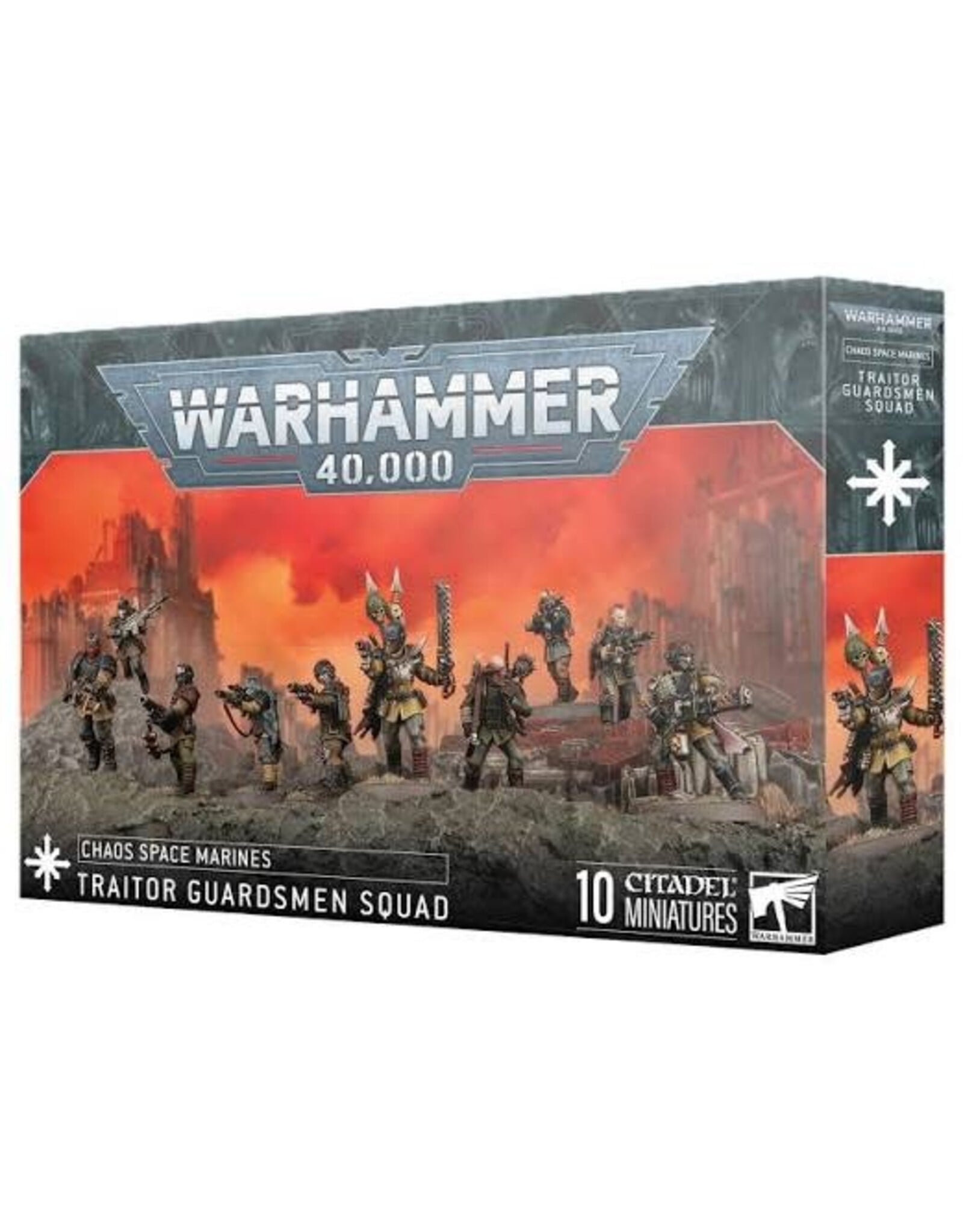 Games Workshop Warhammer 40K: Chaos Space Marines: Traitor Guardsmen Squad