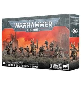 Games Workshop Warhammer 40K: Chaos Space Marines: Traitor Guardsmen Squad