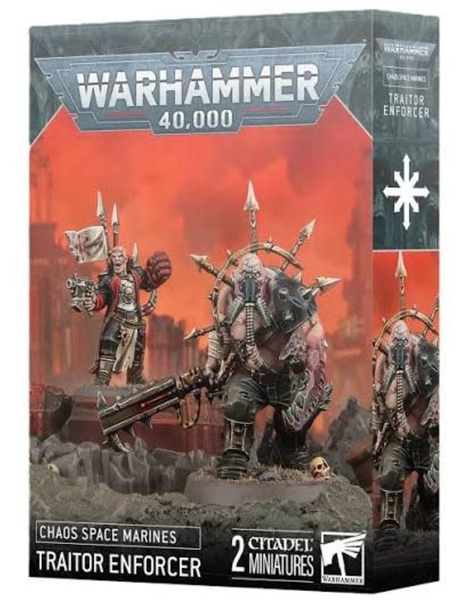 Games Workshop Warhammer 40K: Chaos Space Marines: Traitor Enforcer