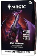 Wizards of the Coast MTG Foundations Commander Deck - Reign of Dragons