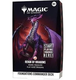 Wizards of the Coast MTG Foundations Commander Deck - Reign of Dragons