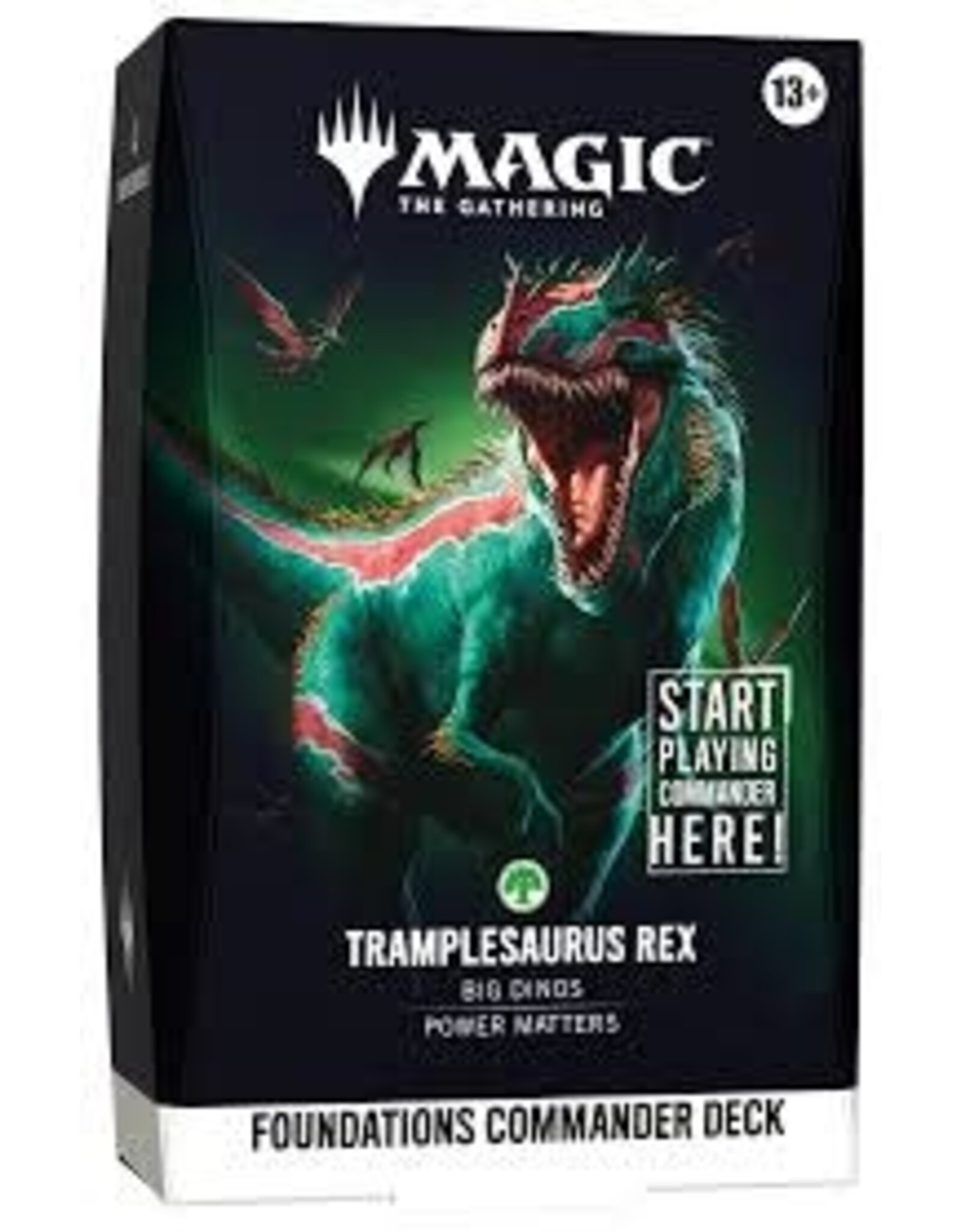 Wizards of the Coast MTG Foundations Commander Deck - Tramplesaurus Rex