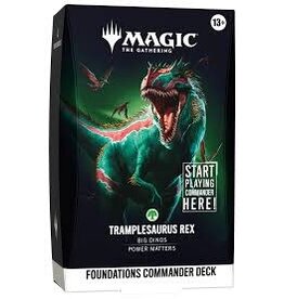 Wizards of the Coast MTG Foundations Commander Deck - Tramplesaurus Rex