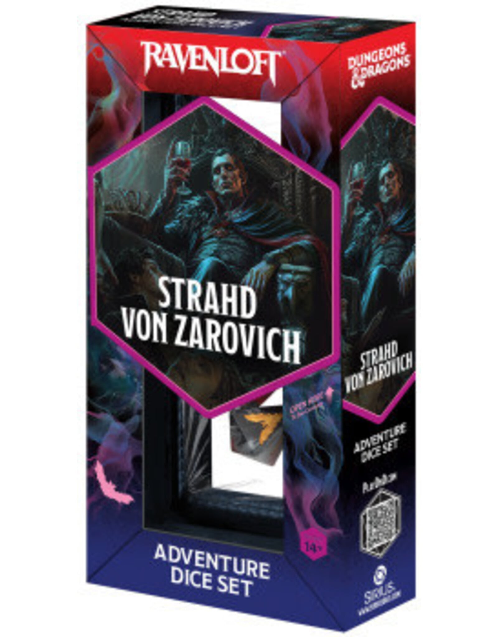 Sirius Dice DND Adventure Dice Darklord 7 Piece Set