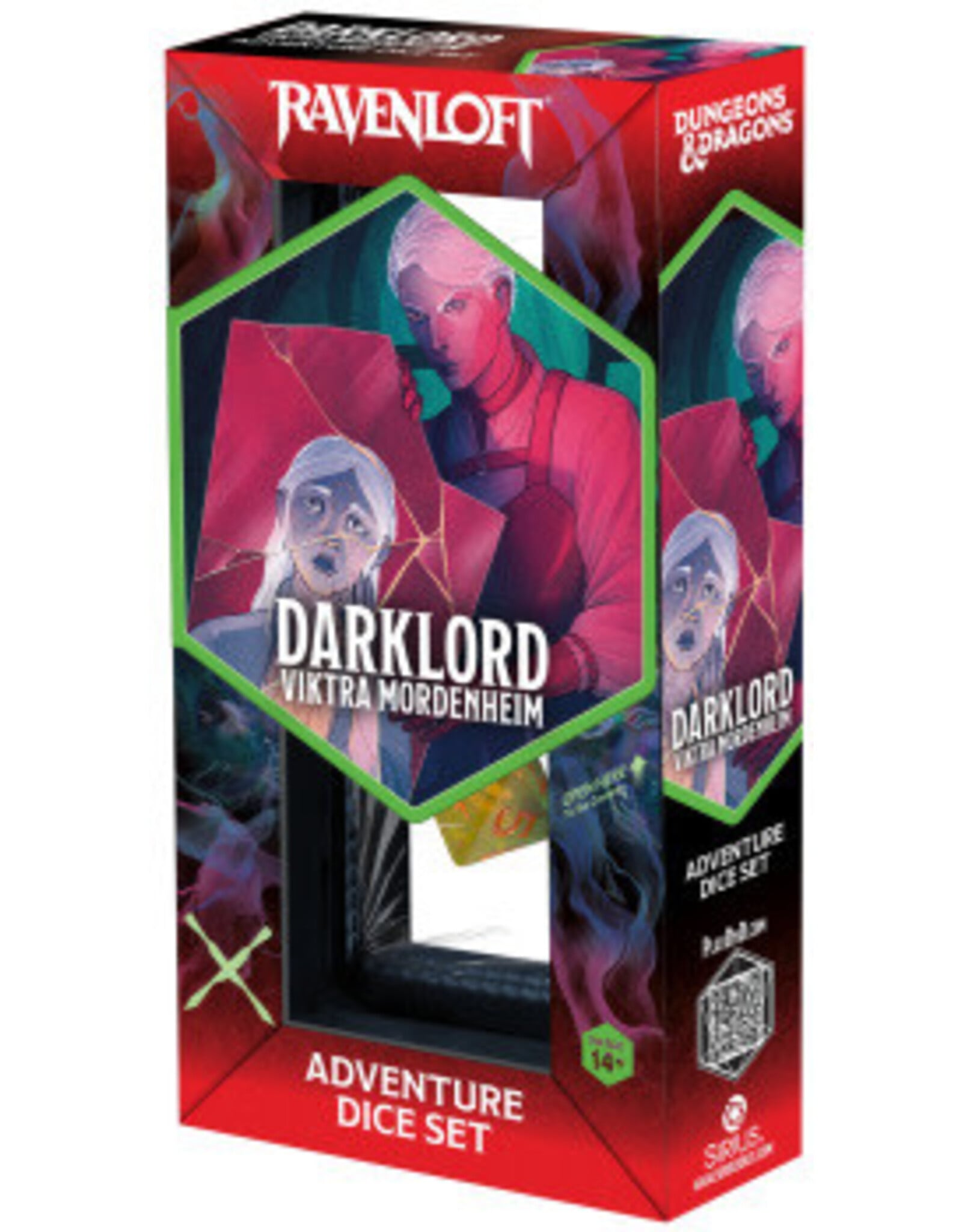 Sirius Dice DND Adventure Dice Darklord 7 Piece Set