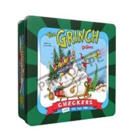 The Grinch Checker and Tic Tac Toe Combo