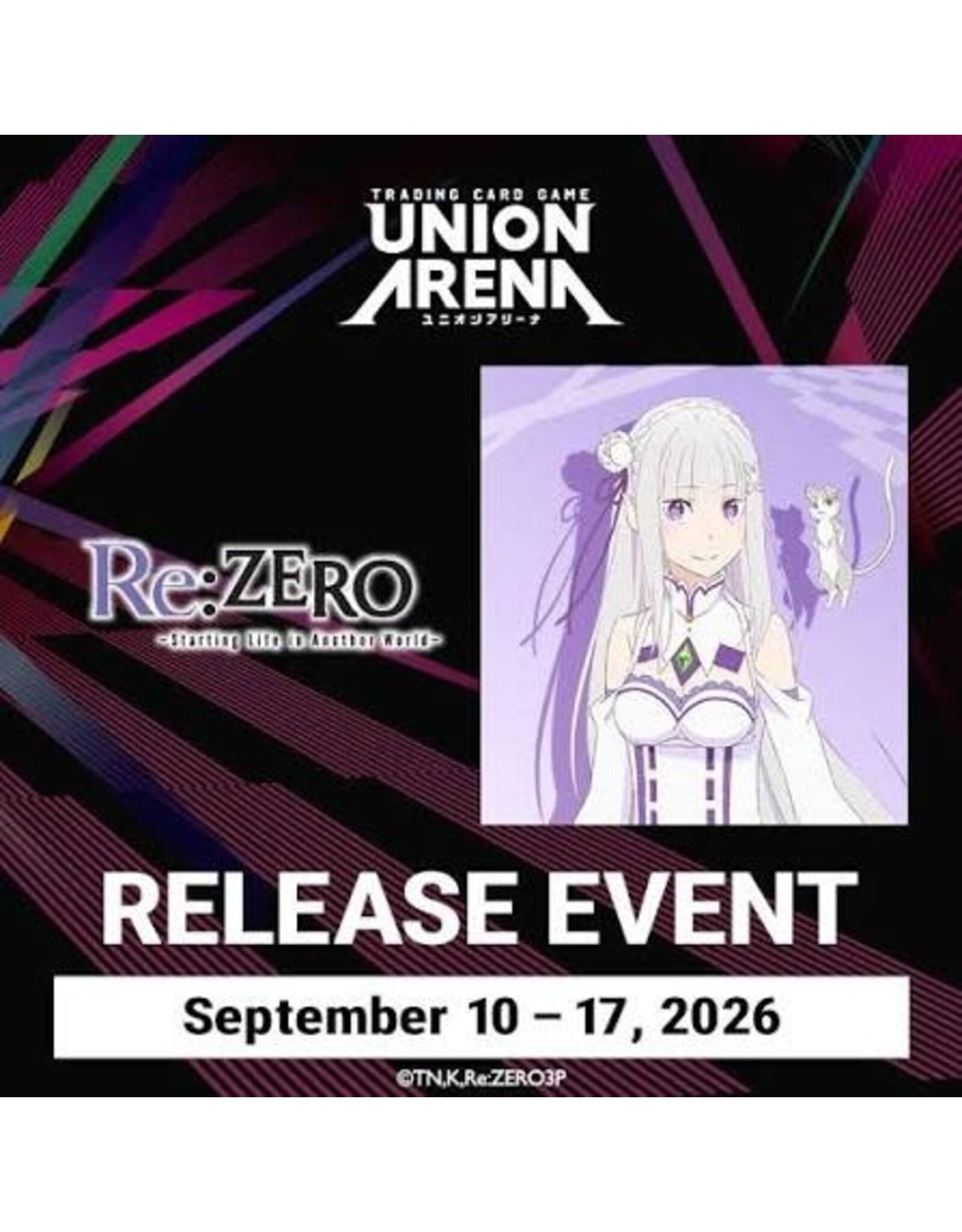 Bandai Union Arena Re:Zero Starting Life... Booster Pack