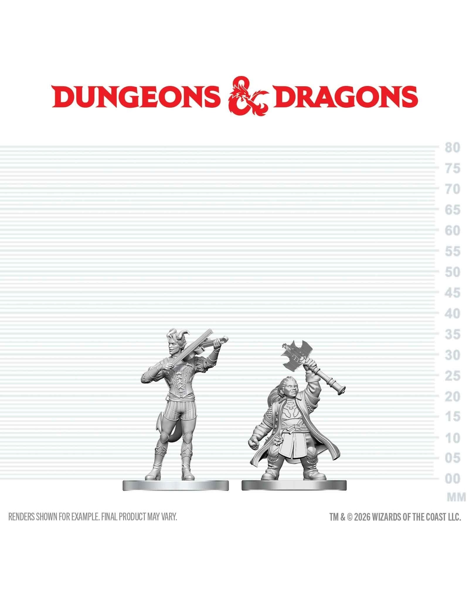 WizKids DND Unpainted Minis Wv29