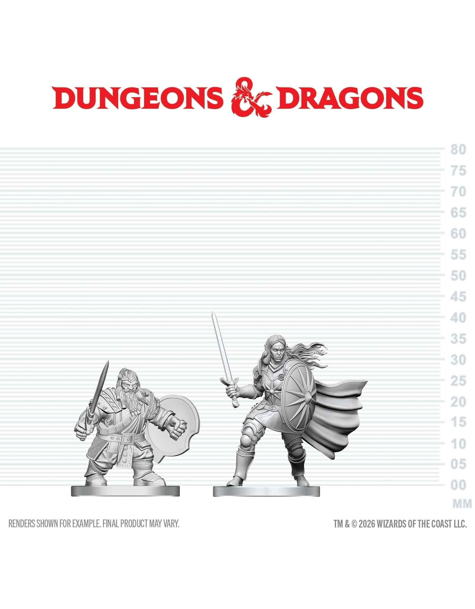WizKids DND Unpainted Minis Wv29