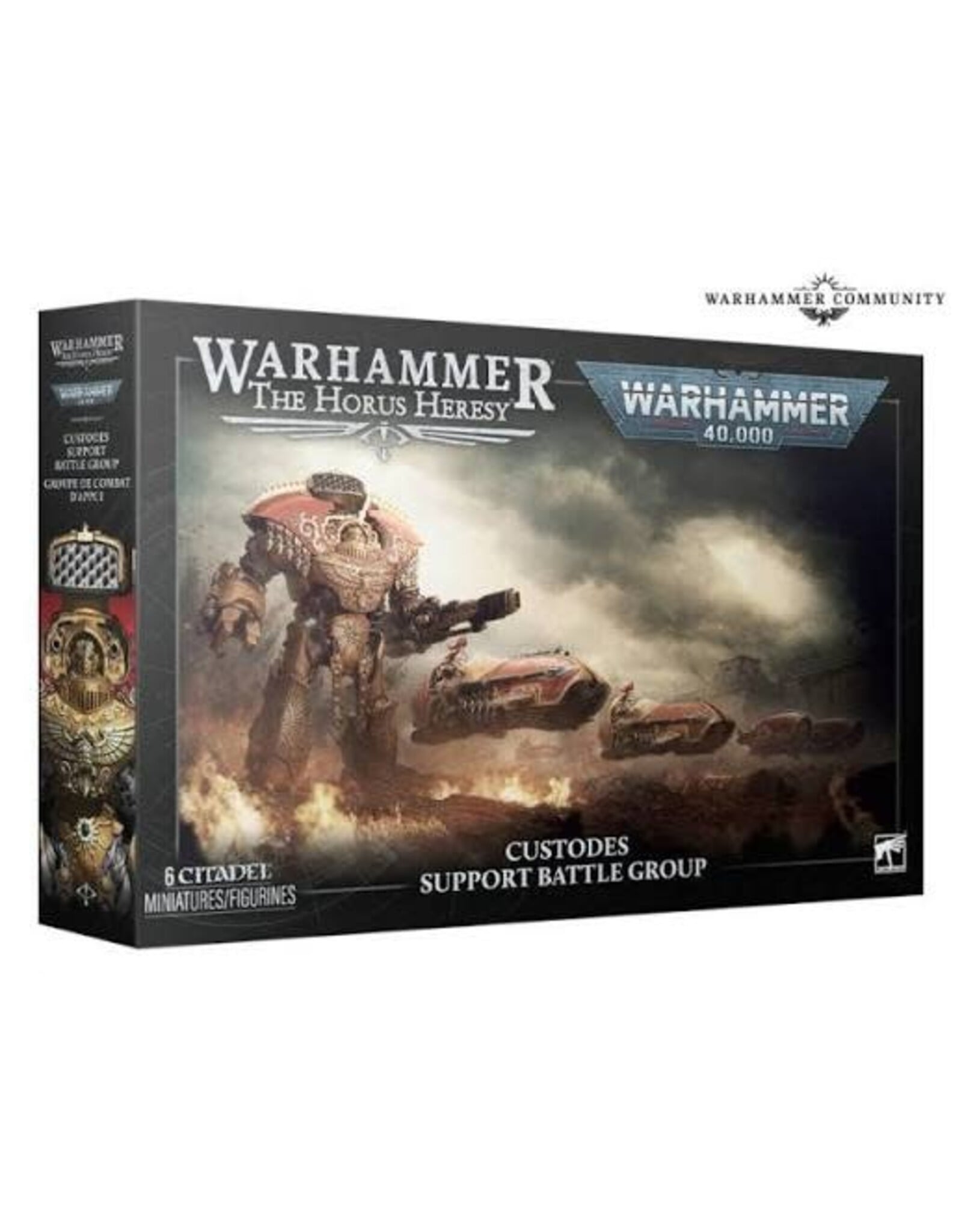 Games Workshop Warhammer The Horus Heresy: Custodes: Support Battle Group