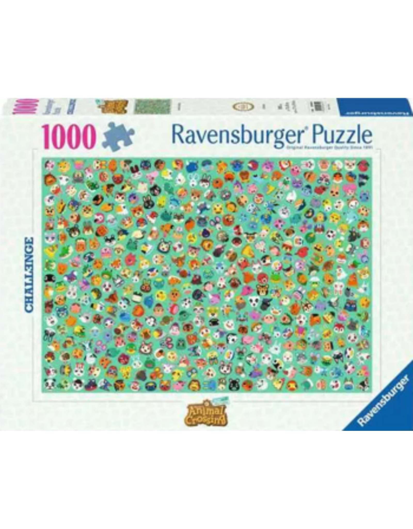 Ravensburger Animal Crossing Challenge 1000 Pc Puzzle