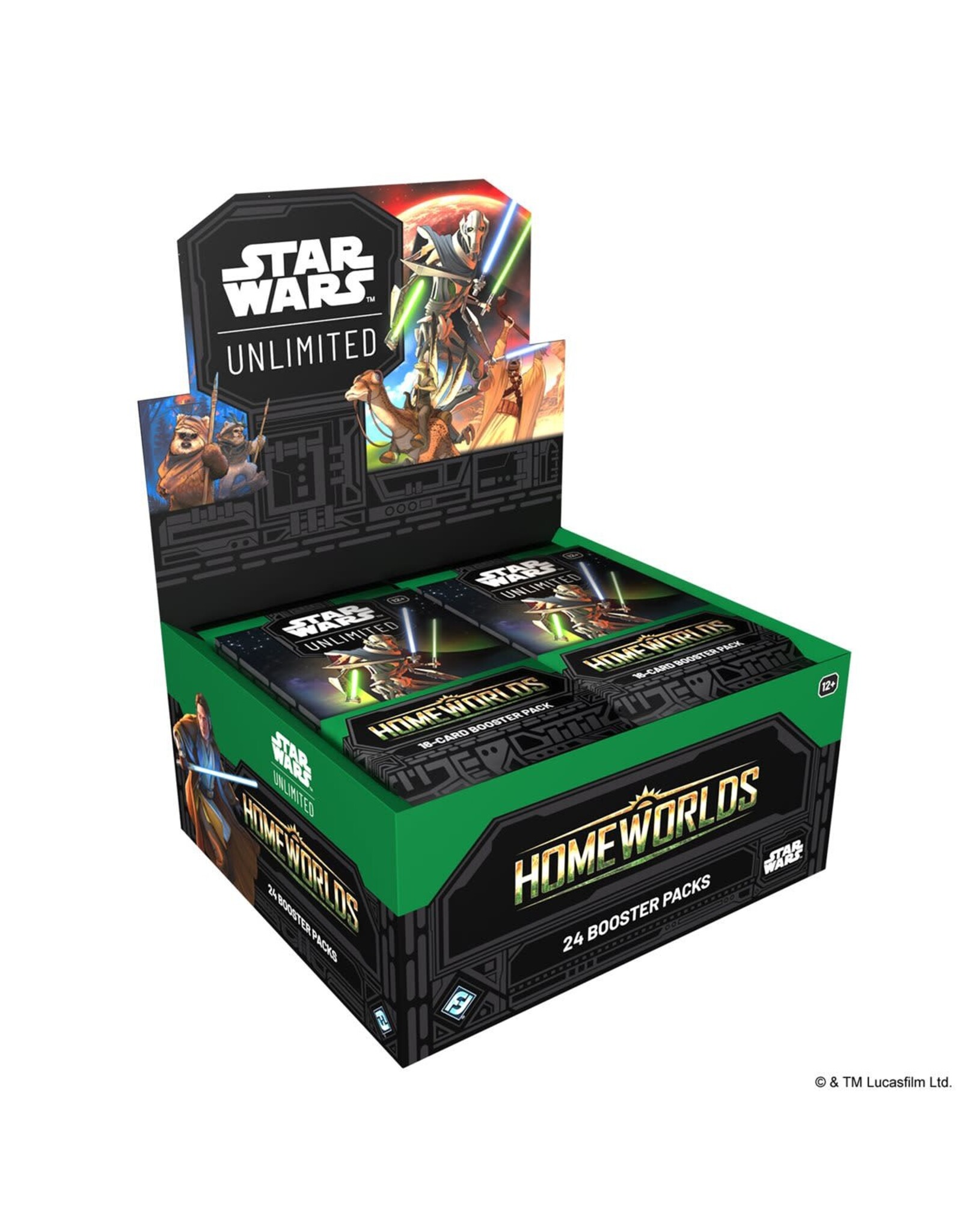 Fantasy Flight Star Wars: Unlimited - Homeworlds - Booster Display Box
