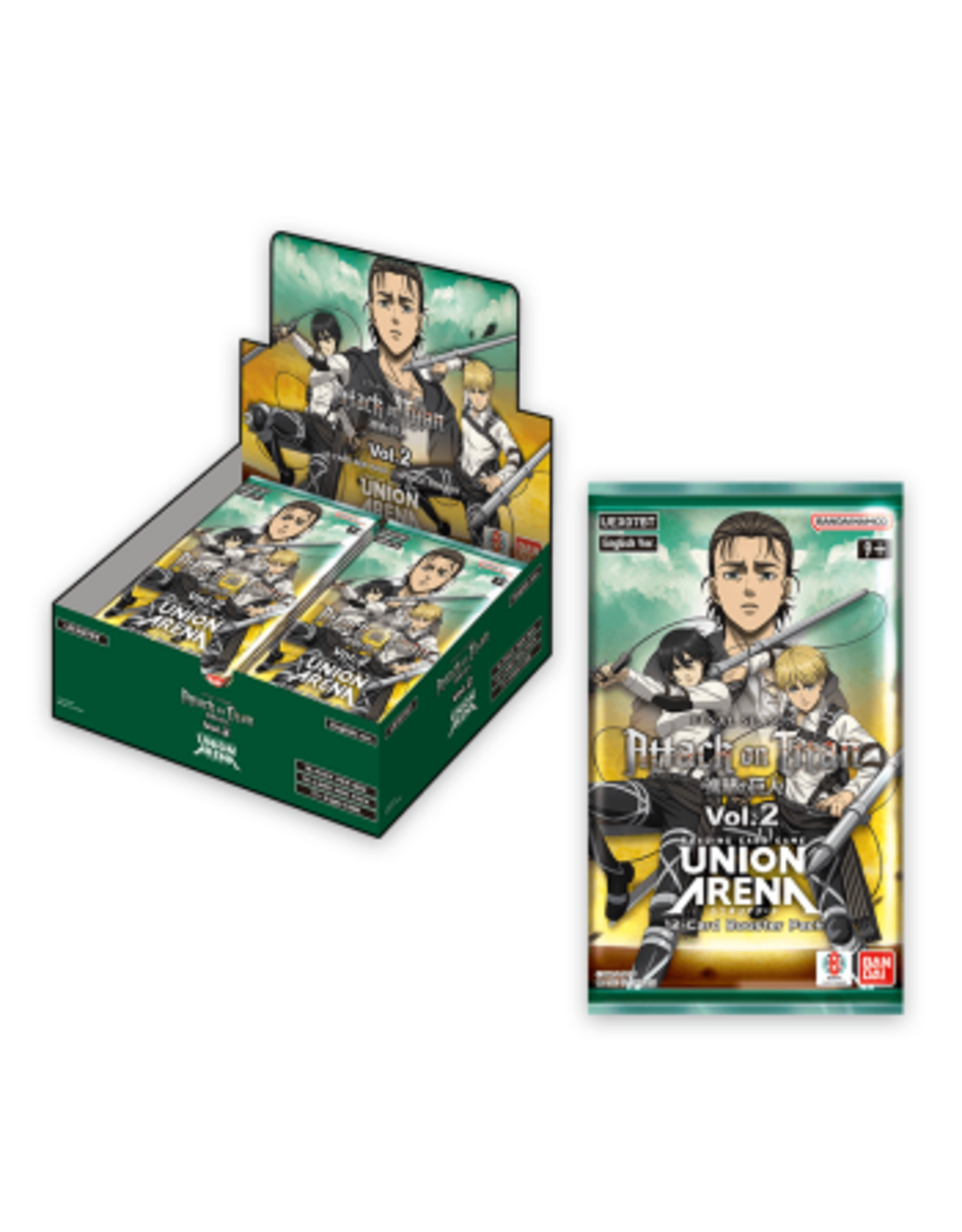 Bandai Union Arena Attack on Titan Volume 2 Booster Box