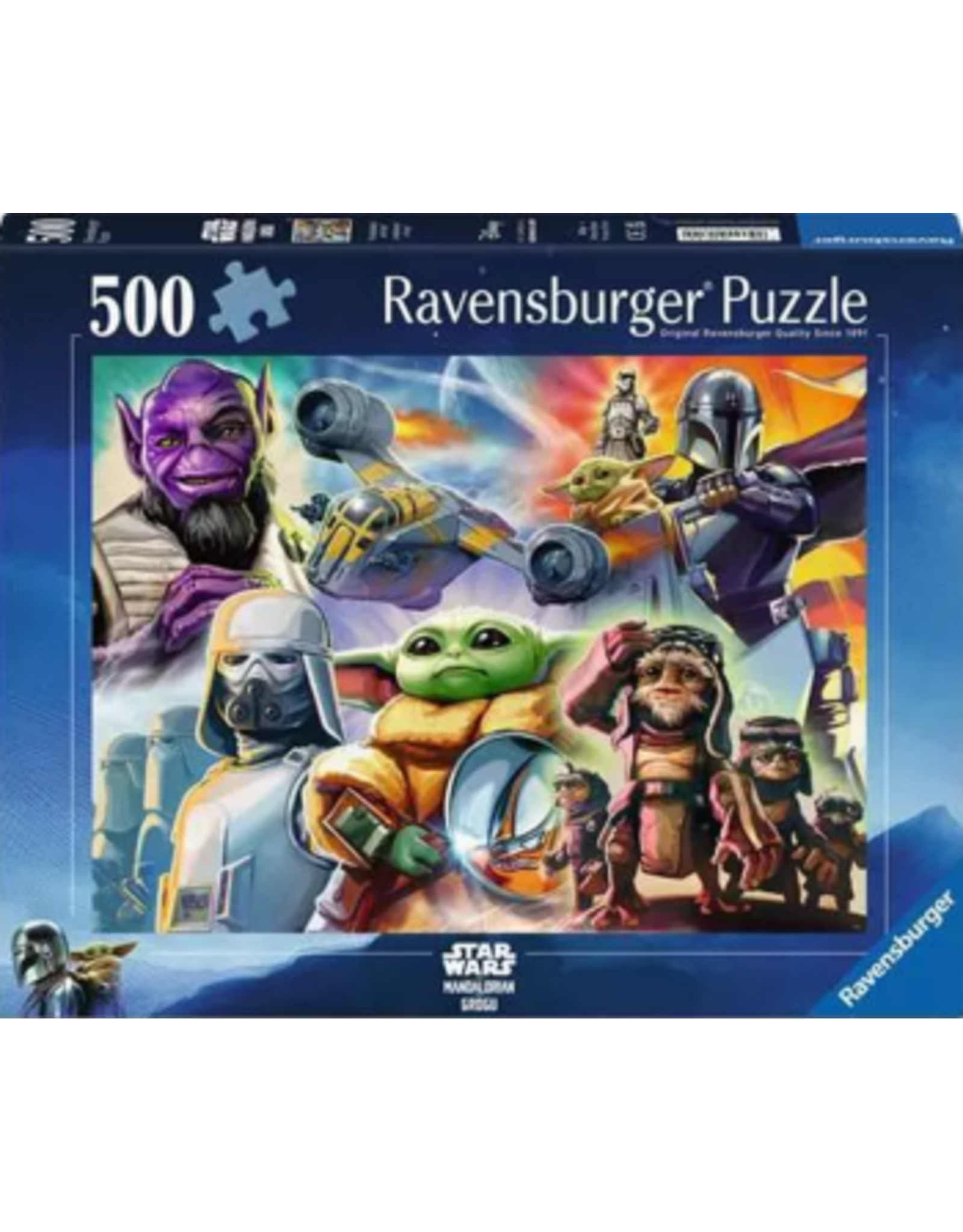 Ravensburger Star Wars the Mandalorian and Grogu 500 Pc Puzzle