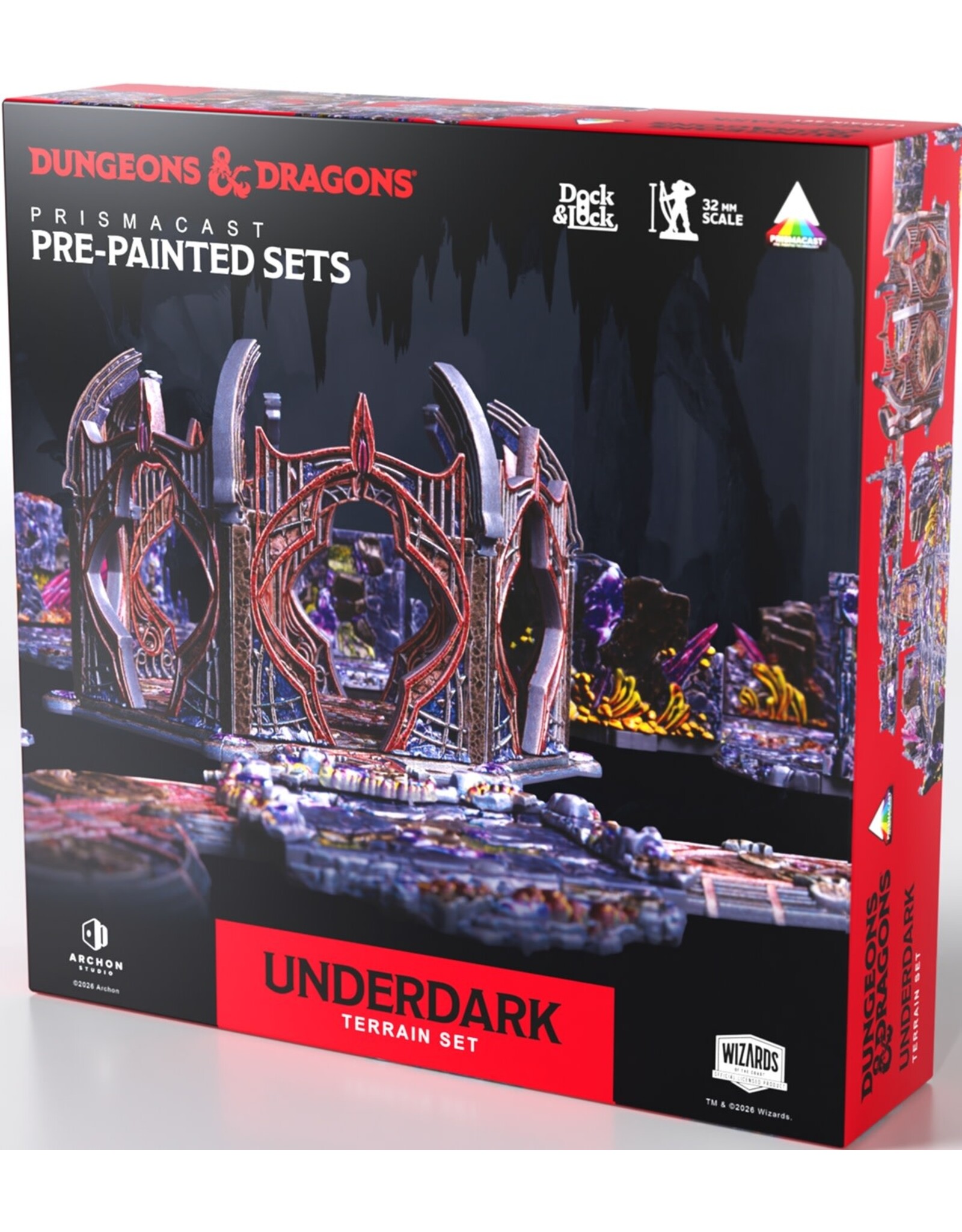 Archon Studios Dungeons and Dragons Pre-Painted Underdark Terrain Set