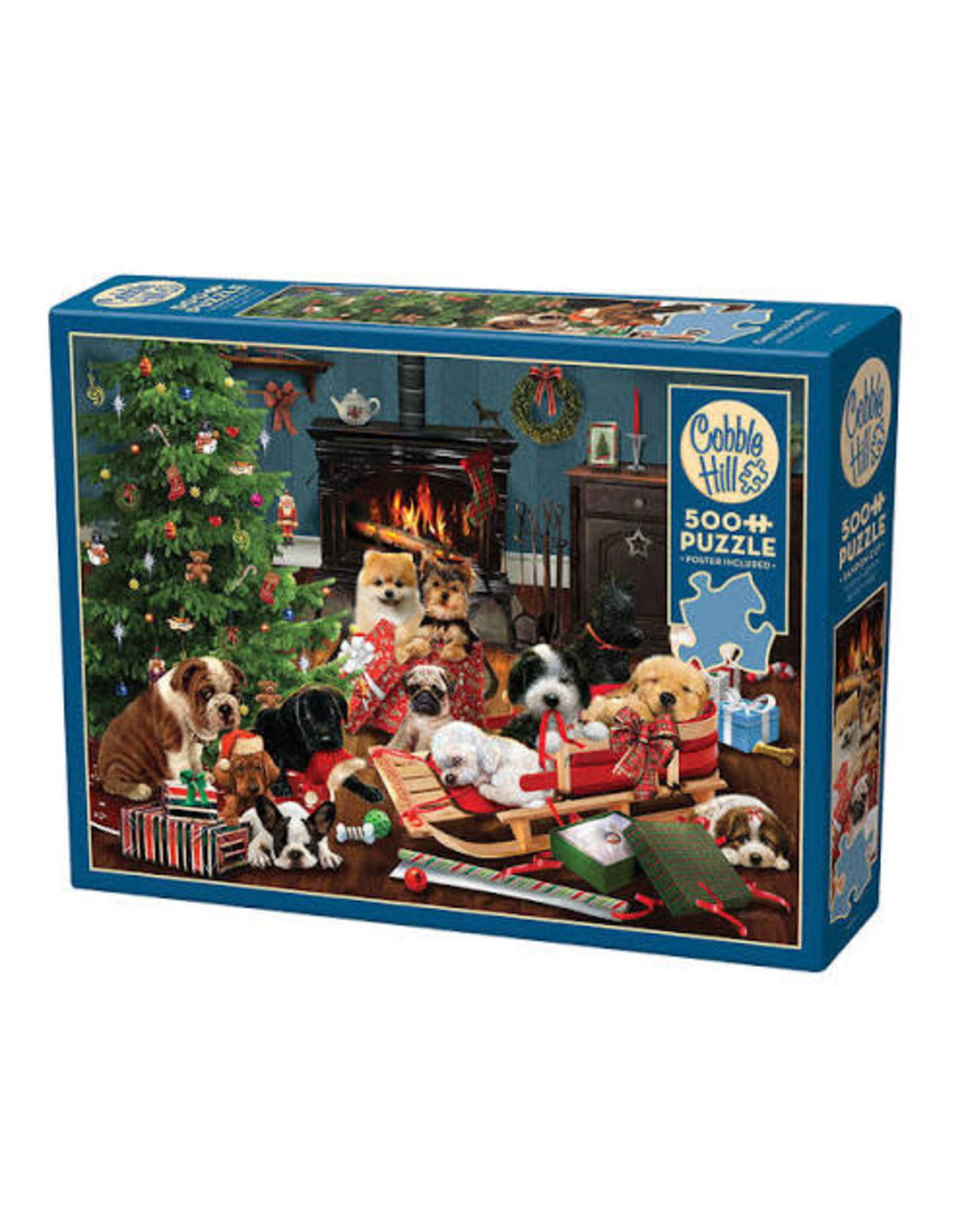 Cobble Hill Cobble Hill Puzzle - Christmas Puppies 500PC
