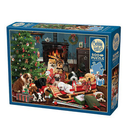 Cobble Hill Cobble Hill Puzzle - Christmas Puppies 500PC