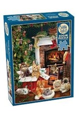 Cobble Hill Cobble Hill Puzzle - Christmas Kittens 500PC