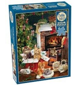 Cobble Hill Cobble Hill Puzzle - Christmas Kittens 500PC