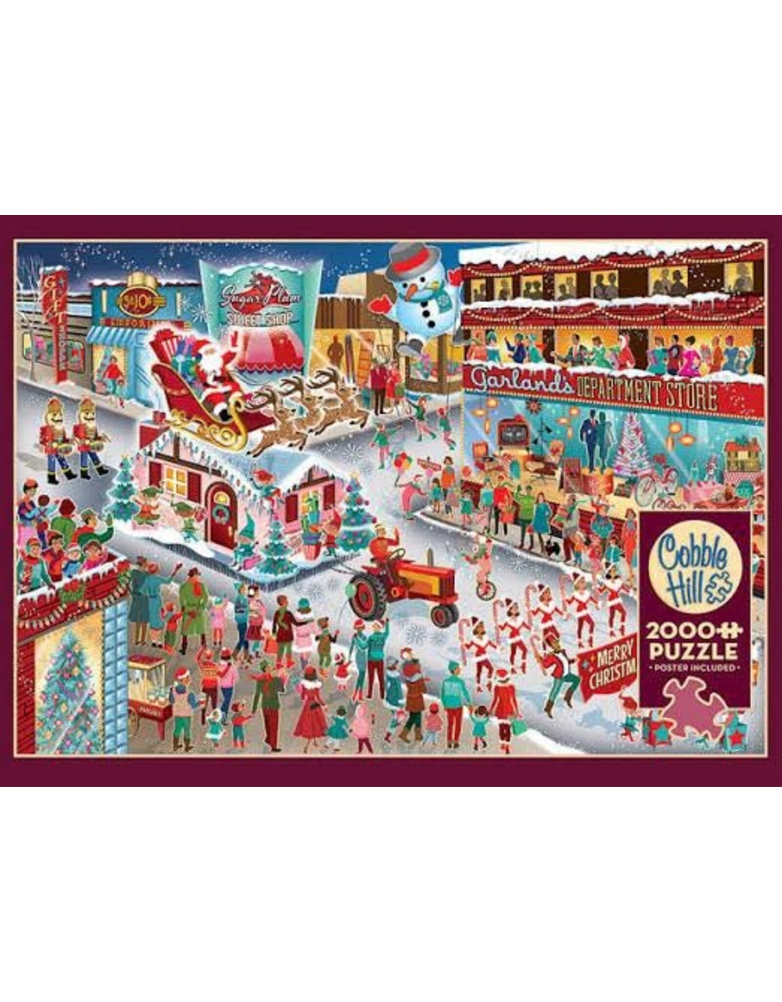 Cobble Hill Cobble Hill Puzzle - Santa's Parade 2000PC