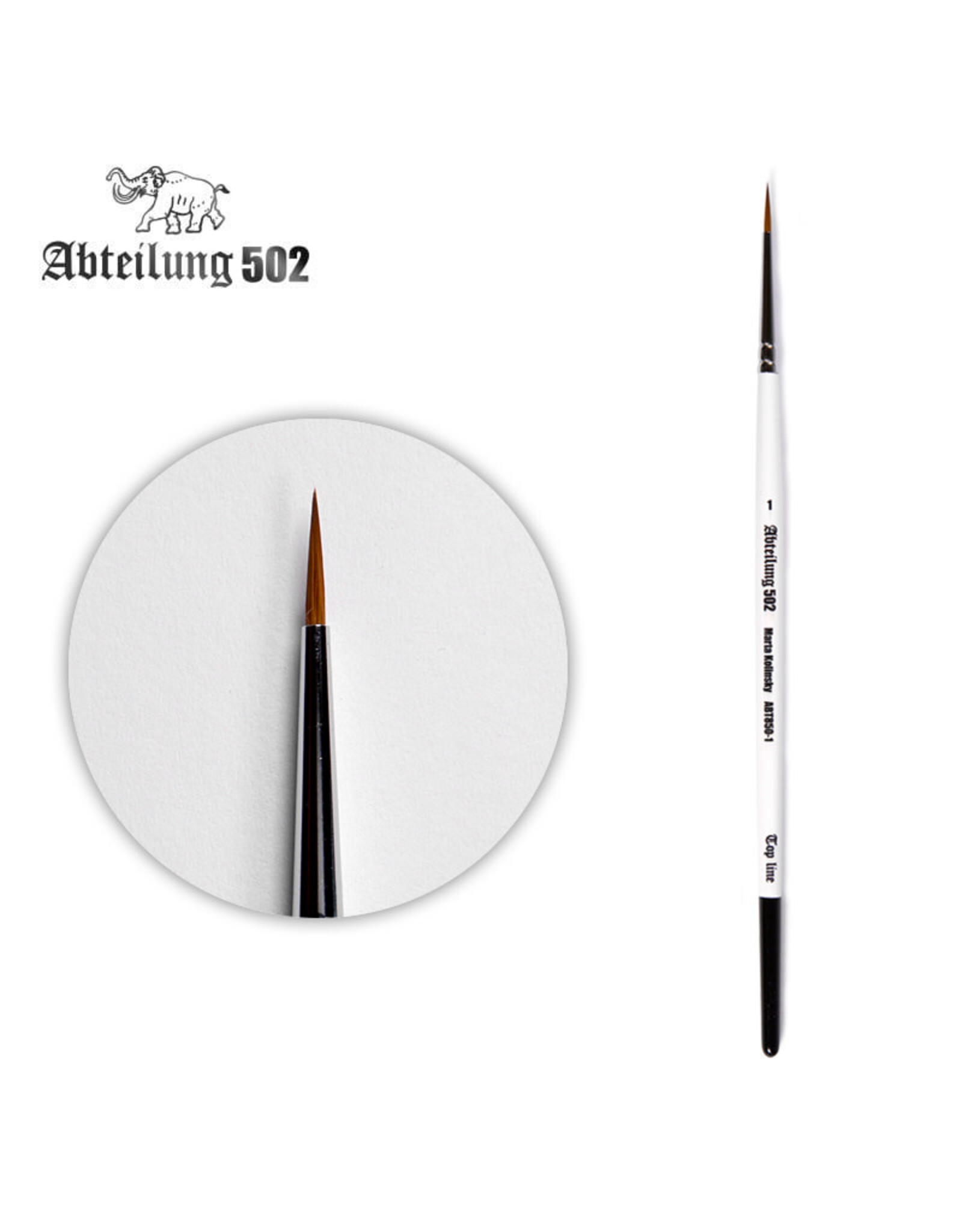 AK Interactive AK - Marta Kolinsky 1 Brush - Top Line
