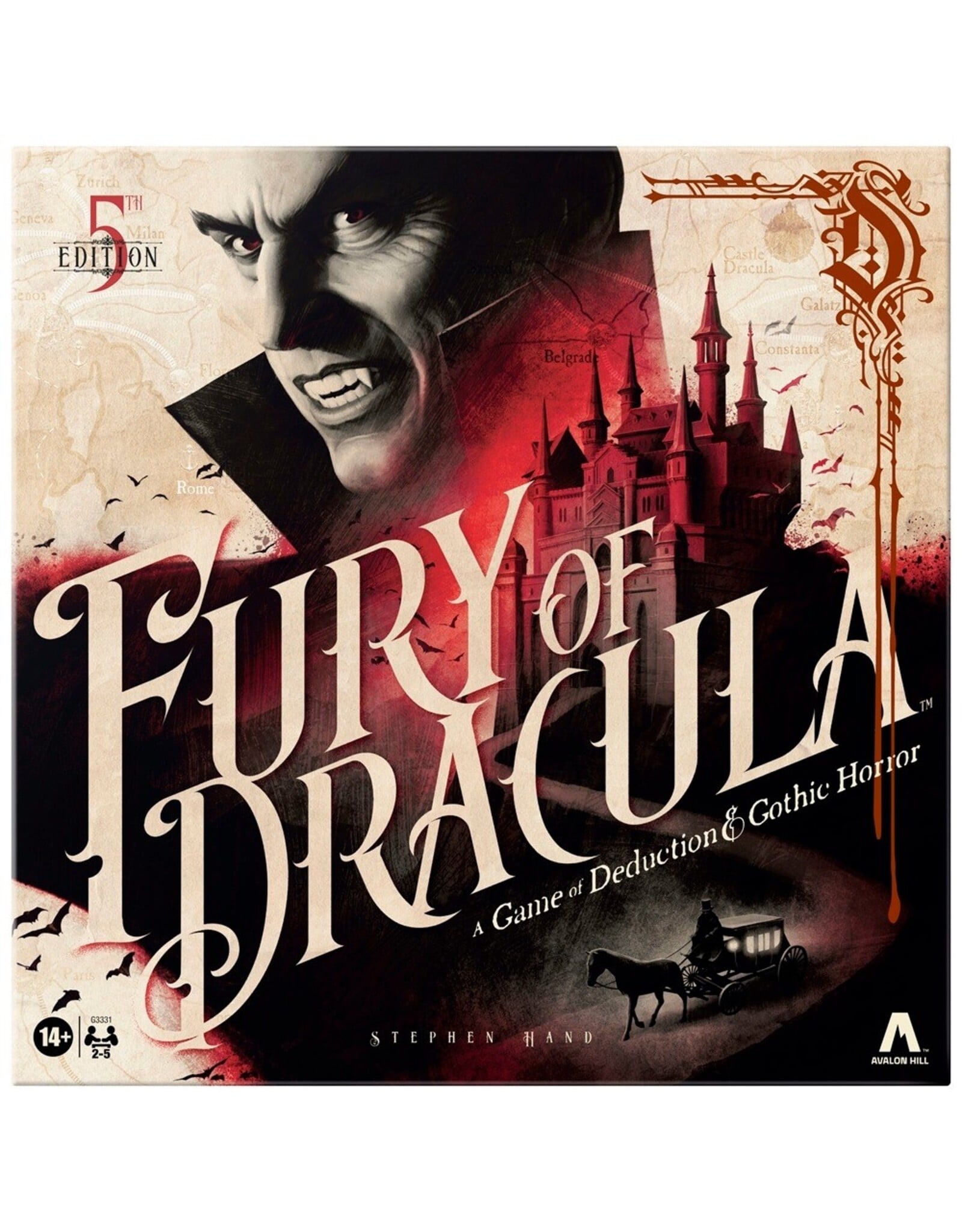 Avalon Hill Fury of Dracula
