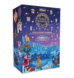 Gibsons Festive Favorites Advent Calendar (24 Puzzles)