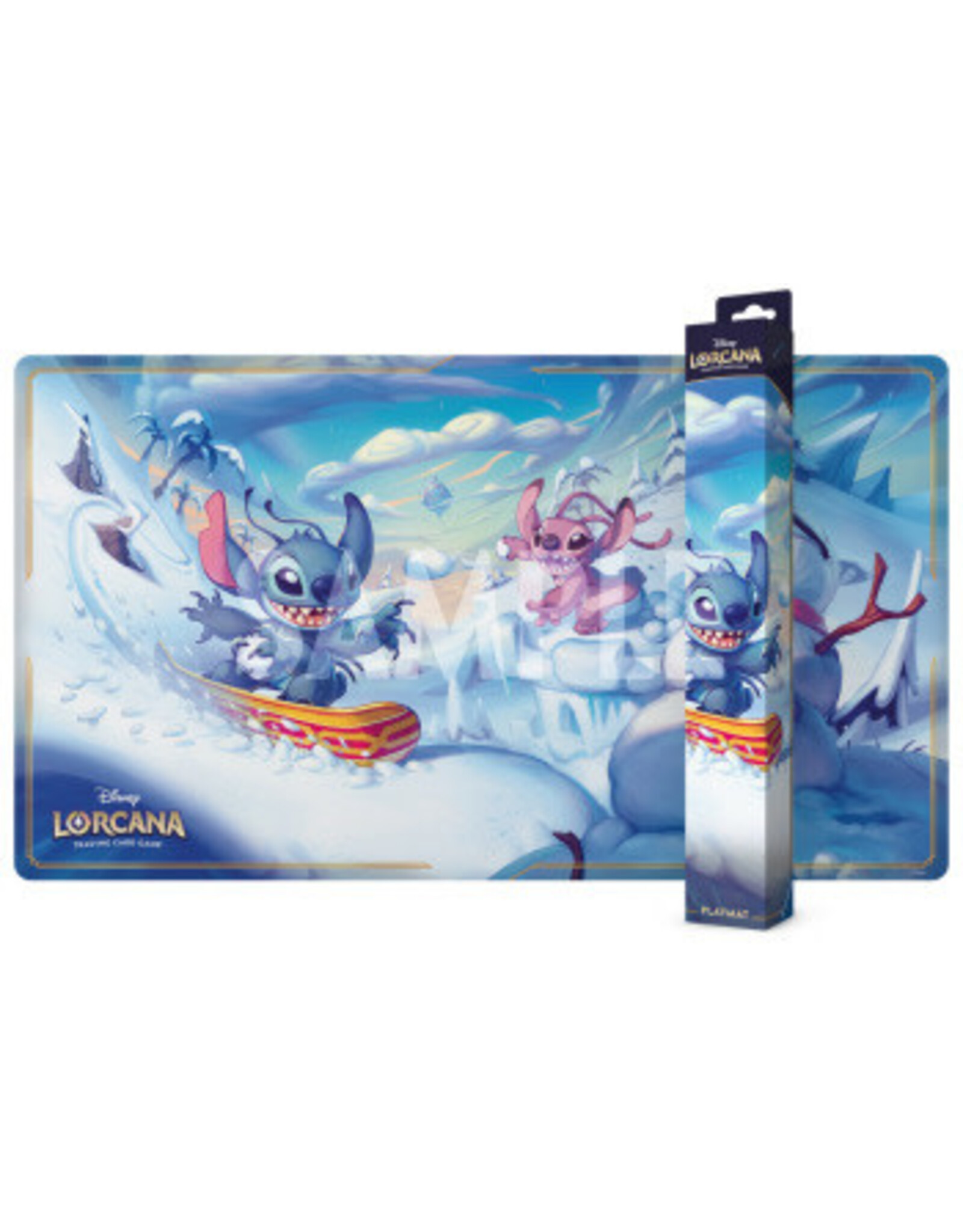 Ravensburger Disney Lorcana Set 14 Playmat Snowboarding Stitch