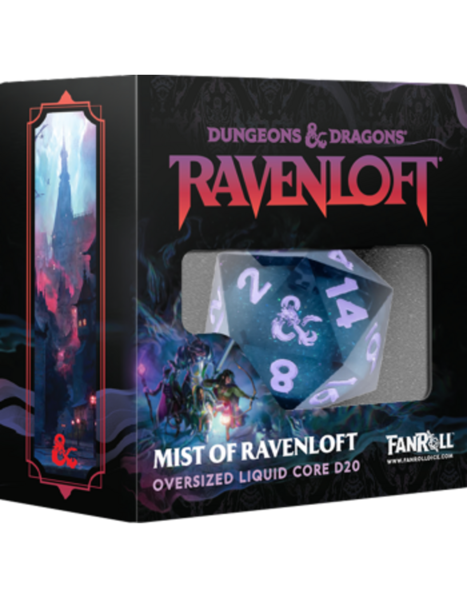 Fanroll Dnd Mists of Ravenloft Oversized Liquid Core D20