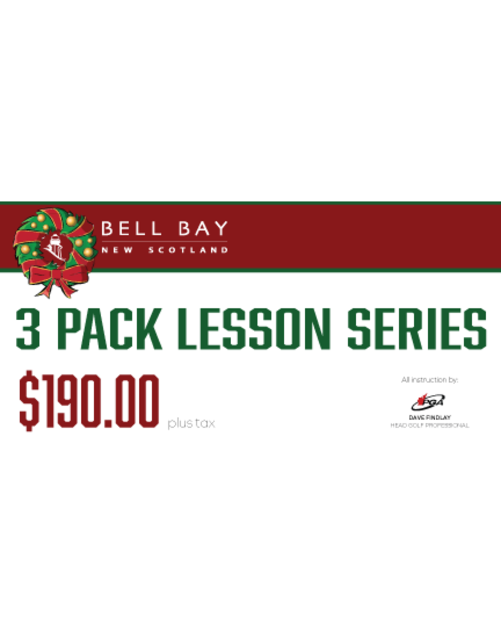 3 Pack Lesson Series