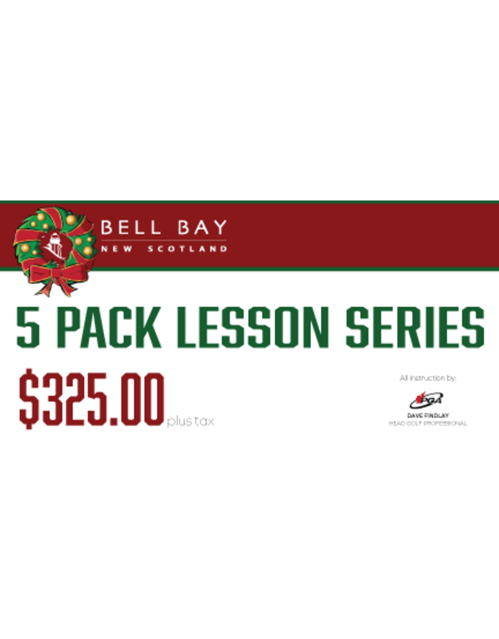 5 Pack Lesson Series